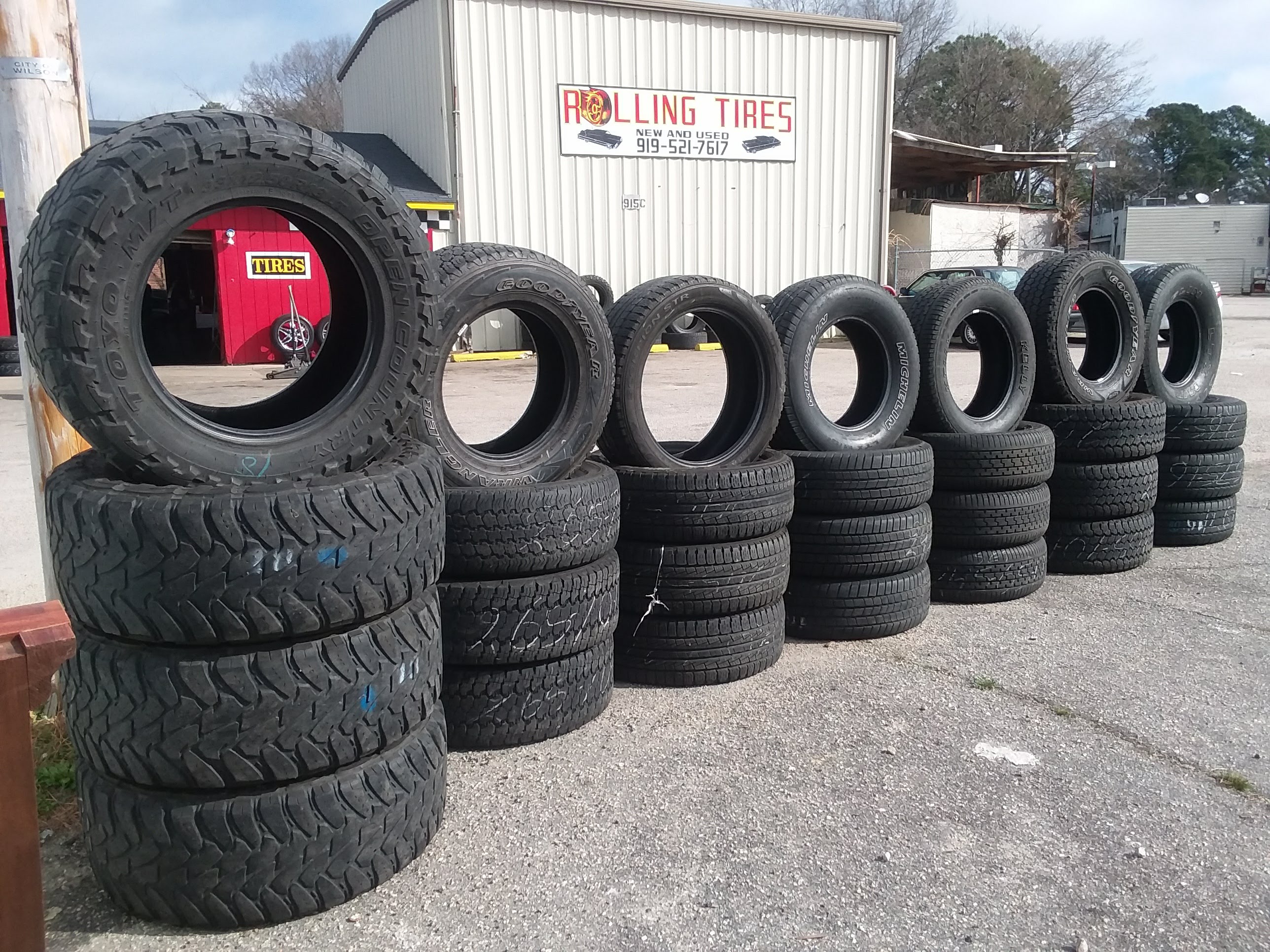  Automobile Tire Repair sales and Installation US Hwy 301 Wilson NC
